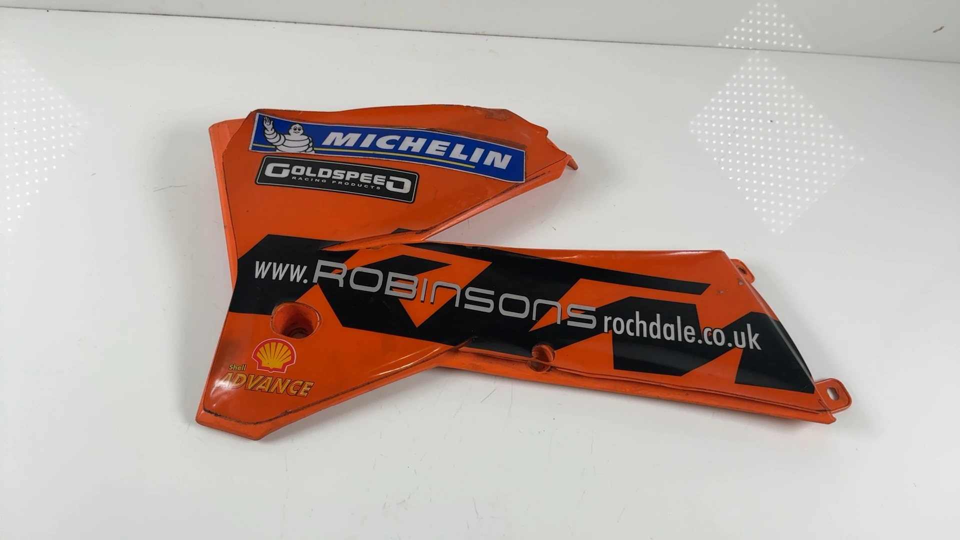KTM SX 250 Radiator Spoiler Shroud Left 2003 2004 2005 2006 OEM 54808050000 - Image 2