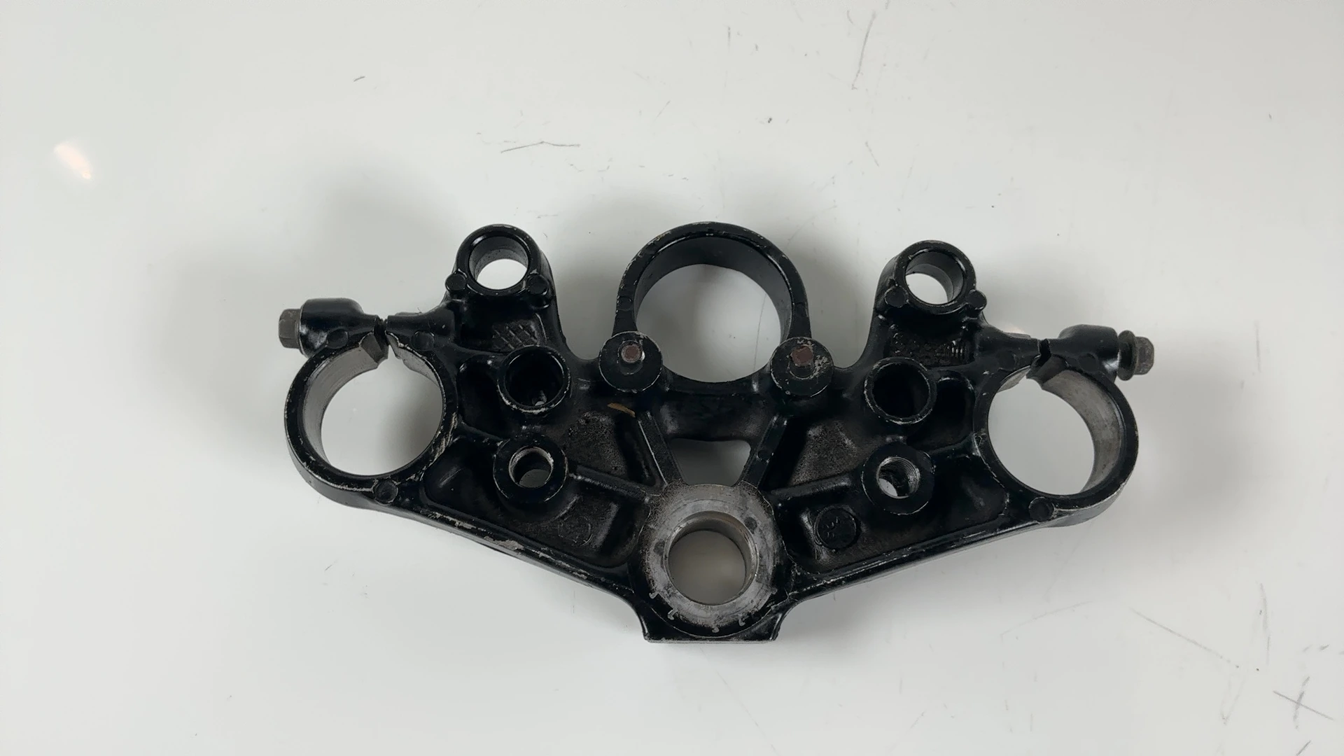 Yamaha XJ600 51J 600cc Upper Fork Triple Clamp Bridge 1984-1991 33M-23435-00-98 - Image 7