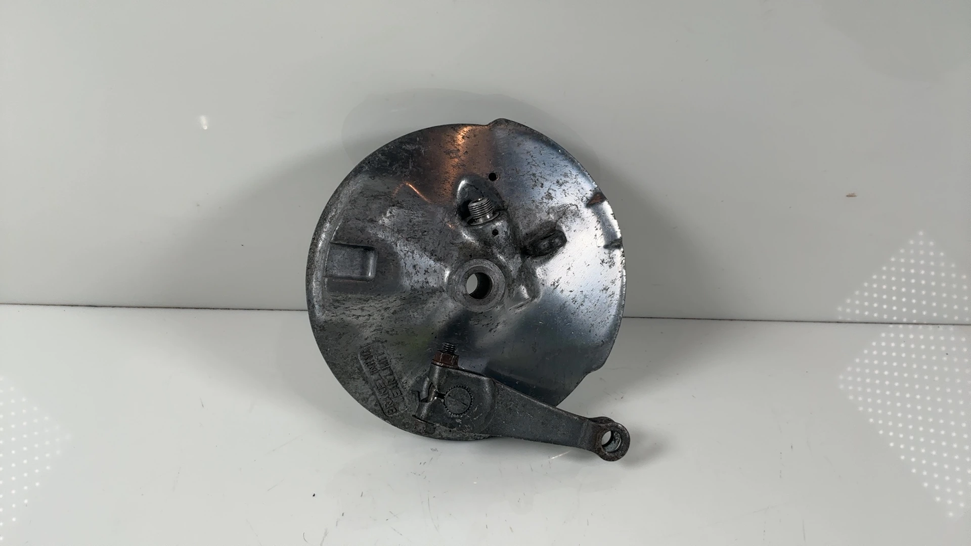 Suzuki TC125 Prospector 125 CC Front Brake Plate 1974-1975 OEM 54210-28001 - Image 1