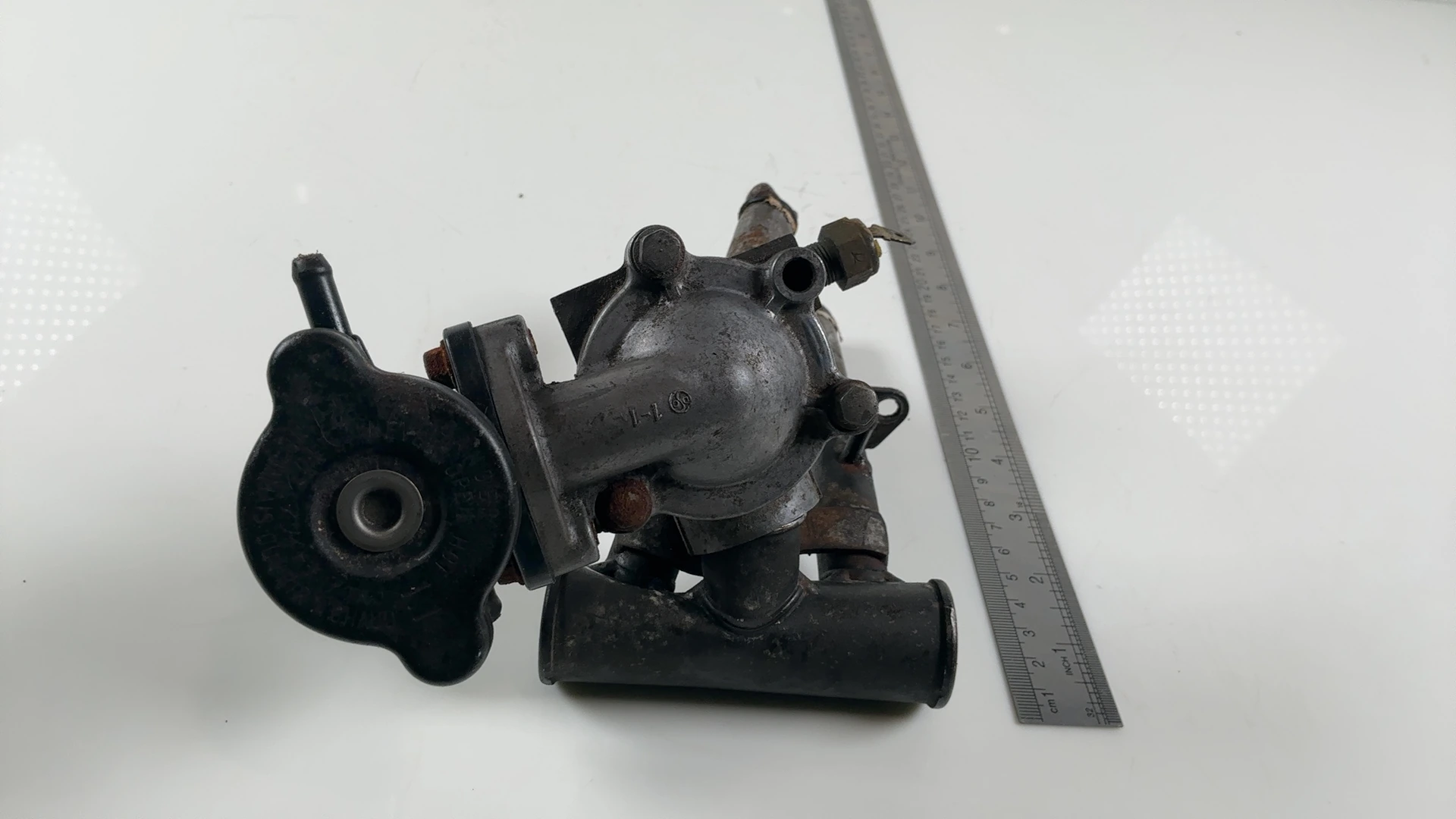 Kawasaki ER5 ER500 500cc Thermostat Housing Filler Neck 1996-2000 OEM 16160-1113 - Image 3