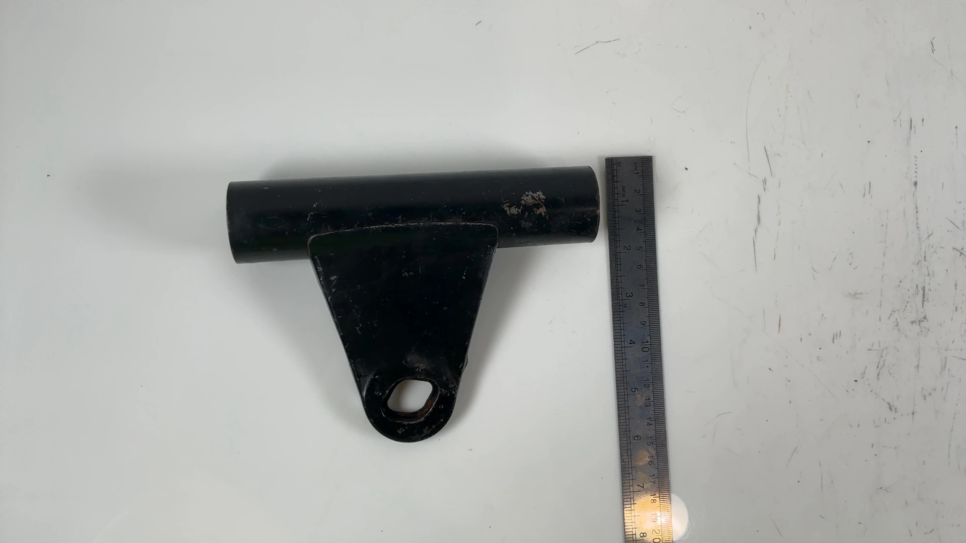 Yamaha YA3 YA-3 125 Headlight Bracket Mount Fork Ear 1962 1963 OEM 122-23121-00 - Image 3