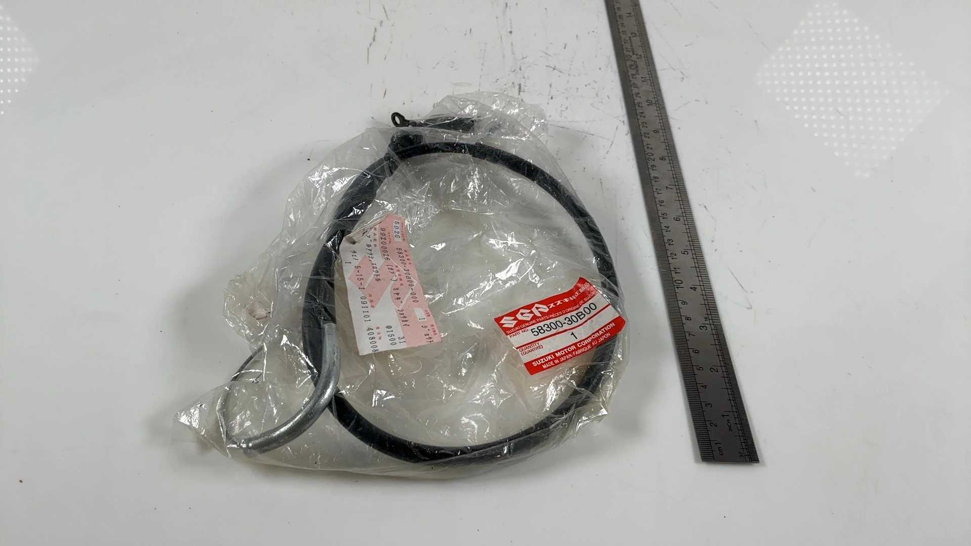 Suzuki GSX 400 Impulse GSX400X 400cc Throttle Cable 1986-1989 OEM 58300-30B00 - Image 3