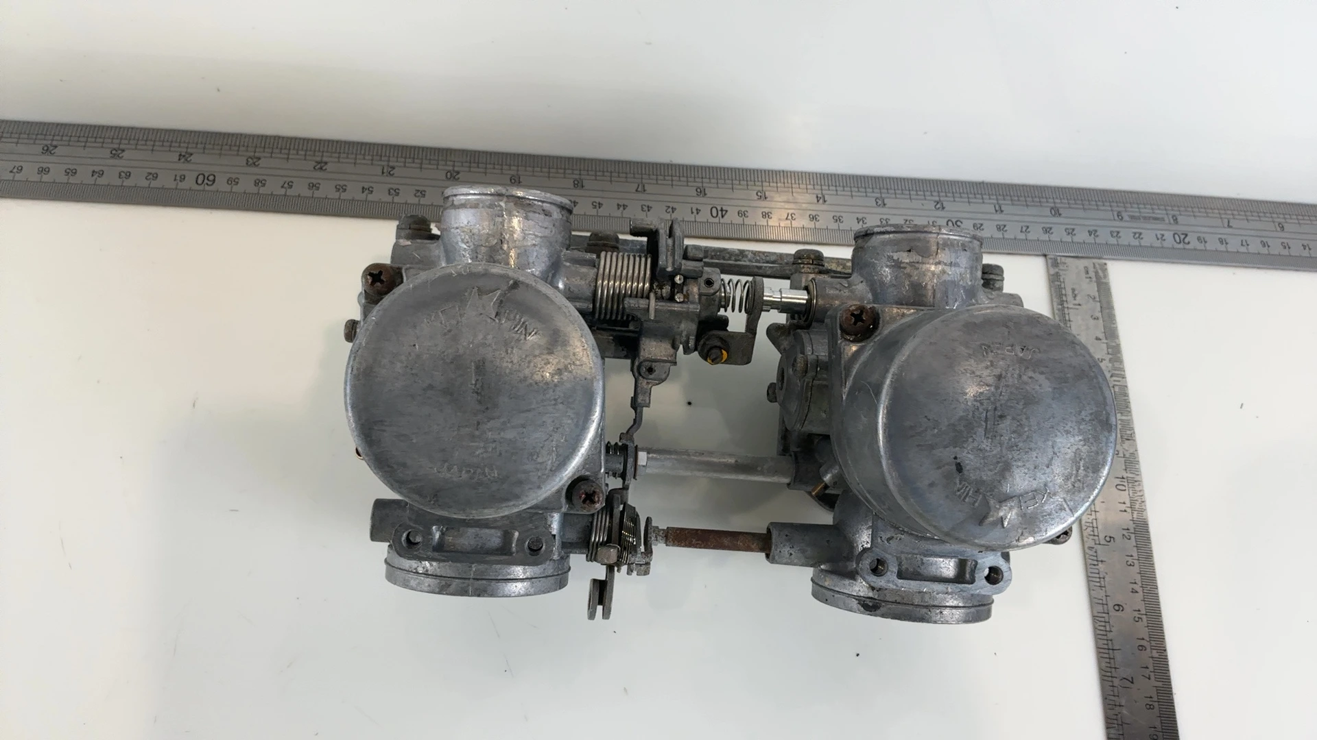Honda CM400T CM400 400cc Dual Carburetor Assembly 1980-1981 OEM 16100-448-671 - Image 5