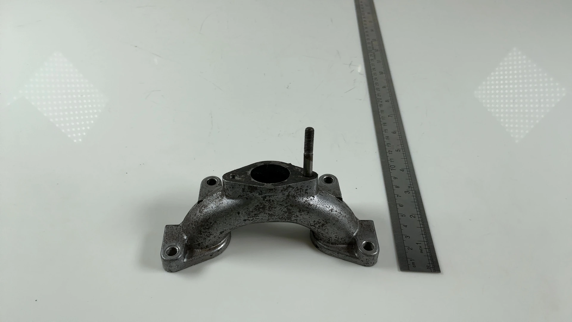 Honda CM200T Twinstar MC01 200cc Carburetor Intake Manifold 1980-84 17111-402-00 - Image 3