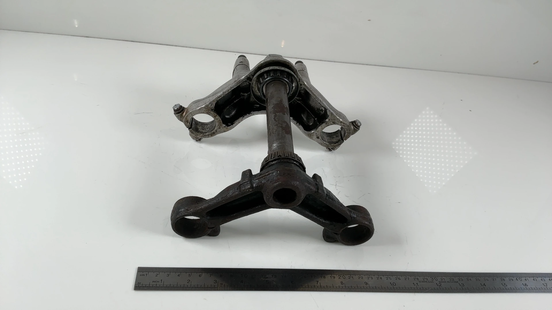 Honda CL250S MD04 250cc Upper Fork Bridge Lower Triple Tree 1982-84 53230-MD4-00 - Image 5