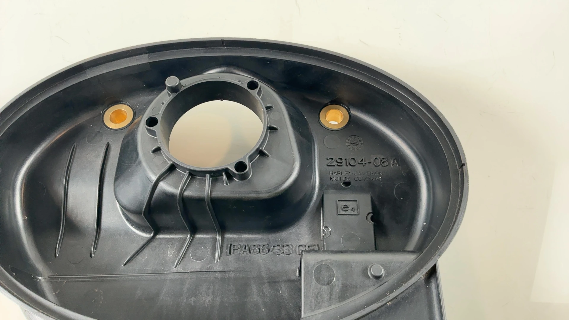 Harley Softail Slim Fat Boy 1584 1690 Air Cleaner Backplate 08-17 OEM 29104-08A - Image 4
