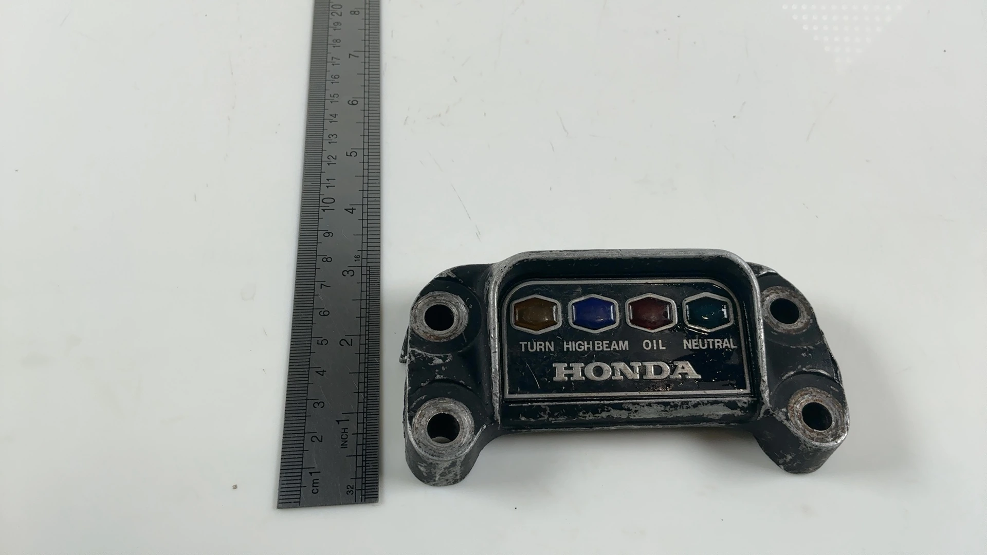 Honda CB750K CB550 CB500 750cc Handlebar Clamp Light Panel 1971-76 53133-323-010 - Image 4
