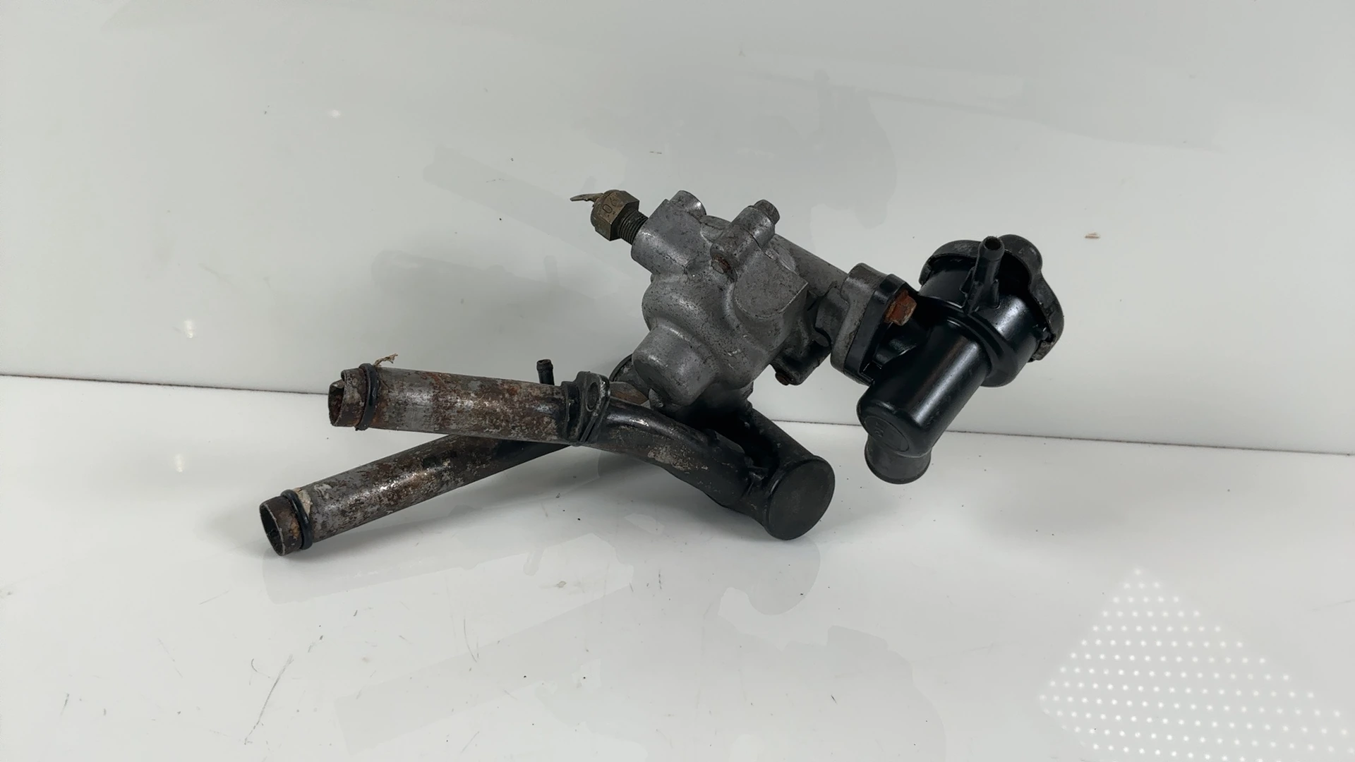 Kawasaki ER5 ER500 500cc Thermostat Housing Filler Neck 1996-2000 OEM 16160-1113 - Image 2