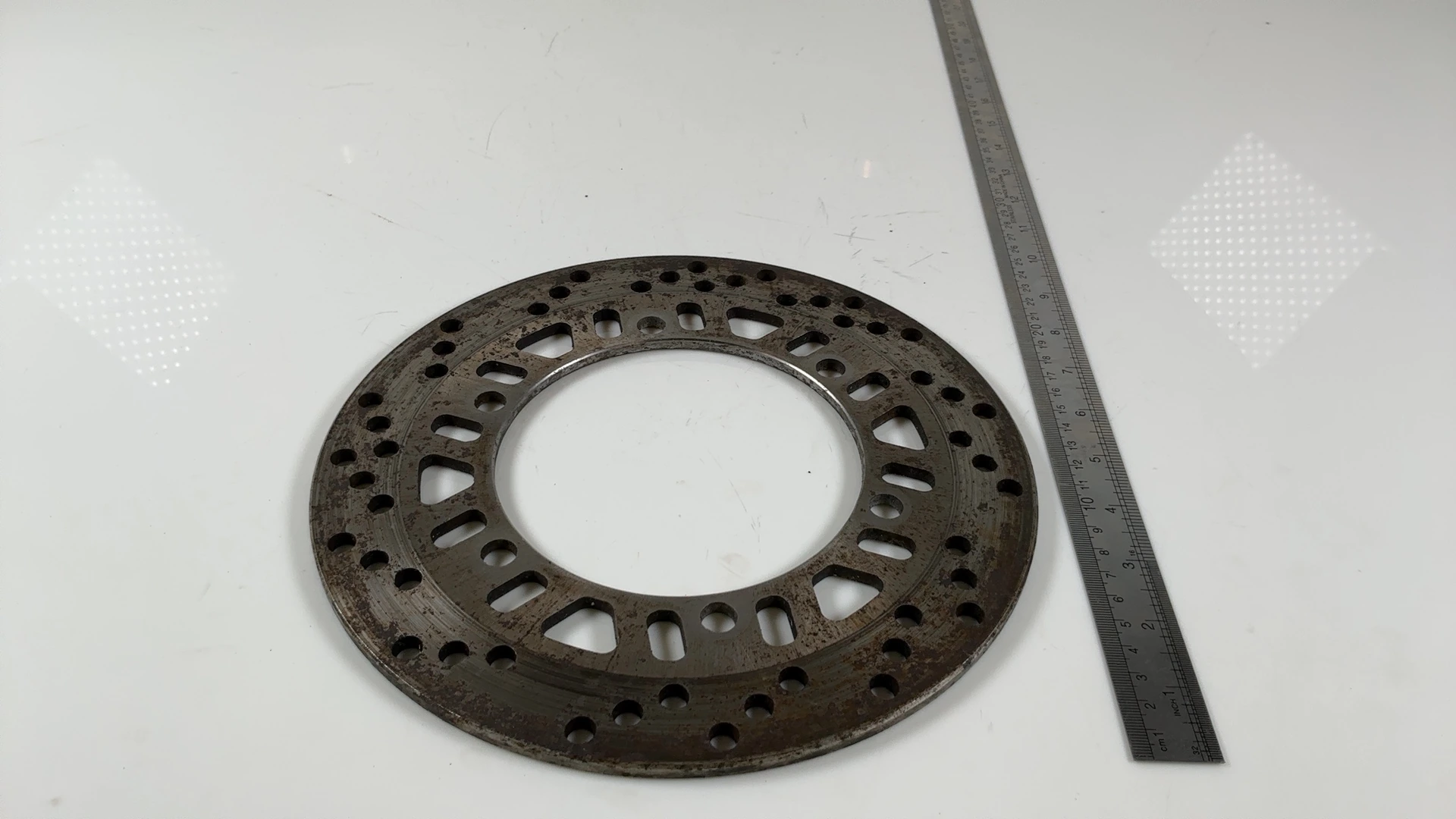 Kawasaki ZZR1100 ZX1100-C 1100 Rear Brake Disc Rotor 1990-1992 OEM 41080-1219-CM - Image 3