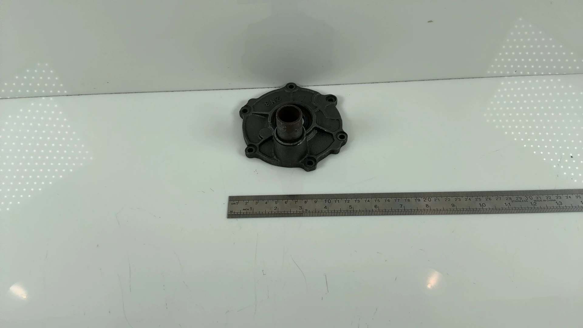 Yamaha L2 Super YB100 Engine Rotary Valve Intake Cover 1976-81 OEM 2N3-13551-00 - Image 7