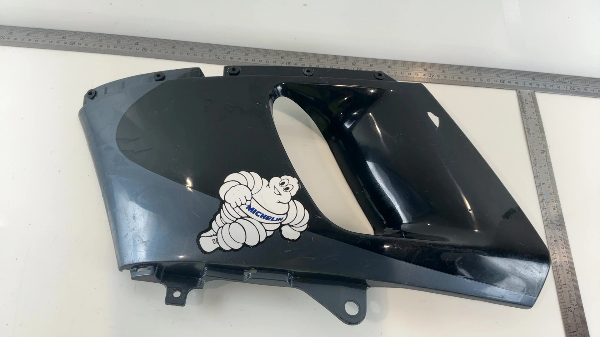 Kawasaki ZZR600 ZX600E 600 CC Left Mid Side Fairing Cowl Trim 1993-04 55028-1293 - Image 3