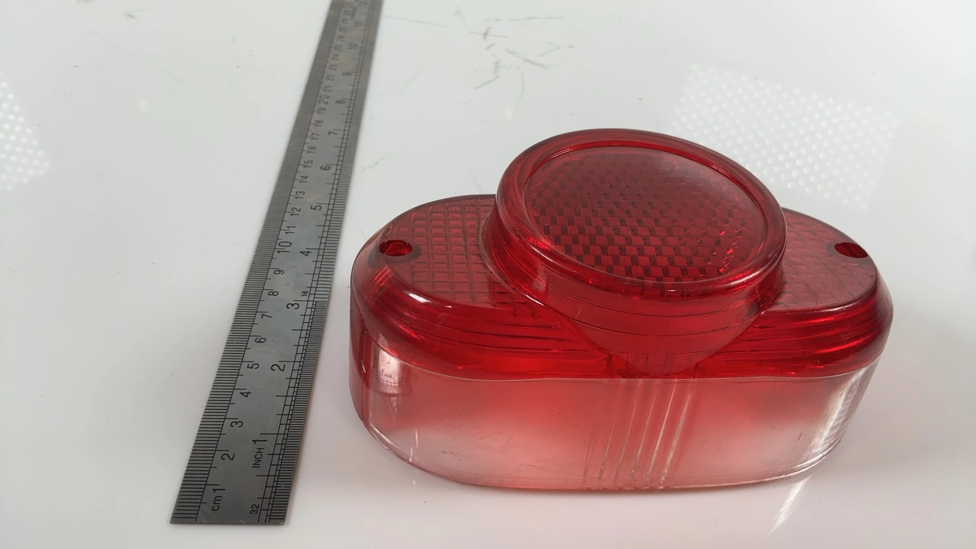 Honda C50 C65 50cc 65cc Taillight Lens 1965-1968 OEM 33701-041-010 - Image 4