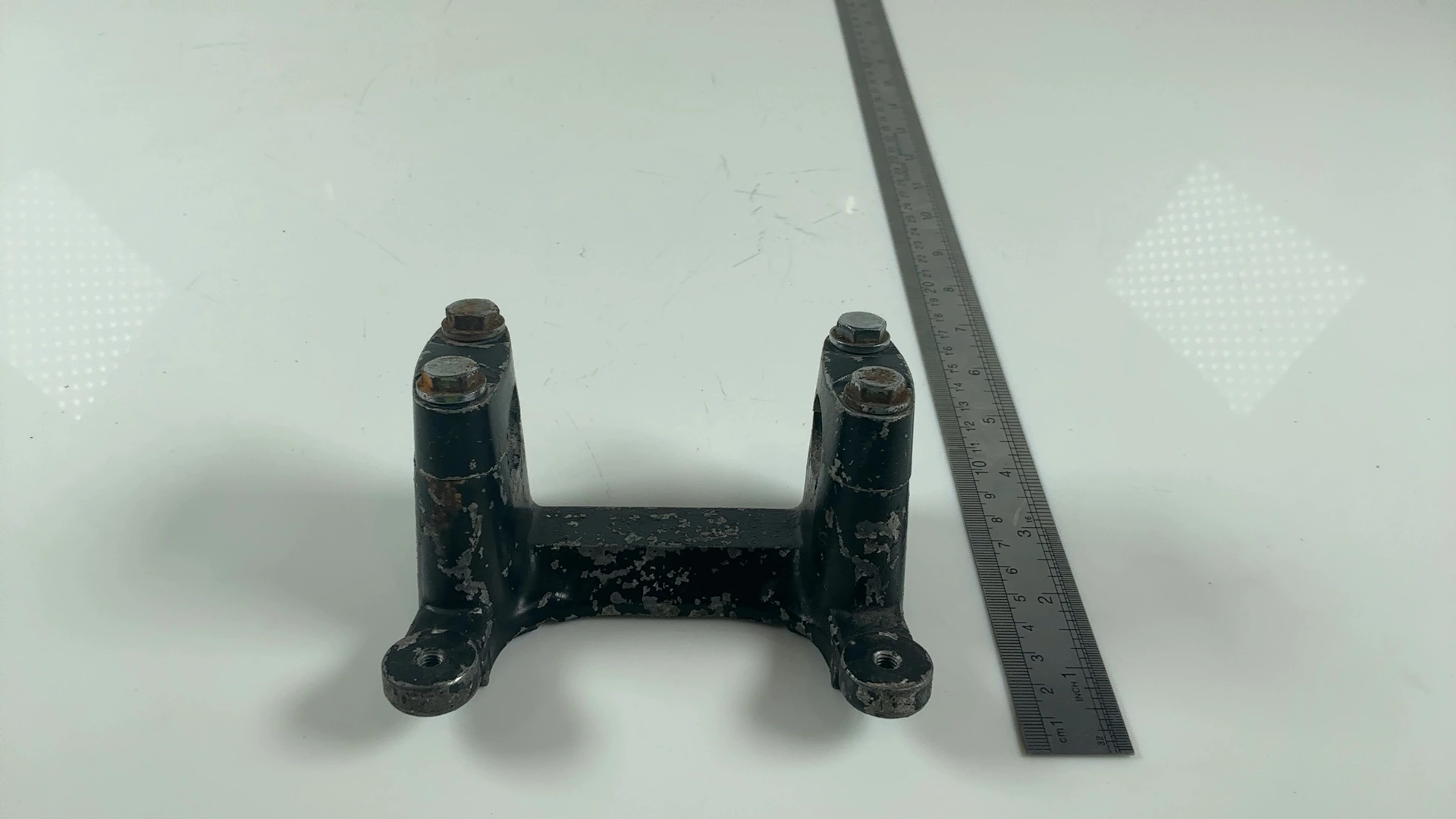 Honda CB400N CB400 400cc Upper Handlebar Holder Clamp 1978-85 OEM 53132-413-000 - Image 3