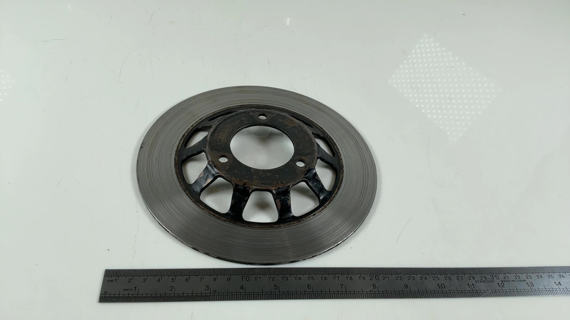 Honda MB5 MB50 50cc Front Brake Disc Rotor Plate 1979-1988 OEM 45121-166-000 - Image 5