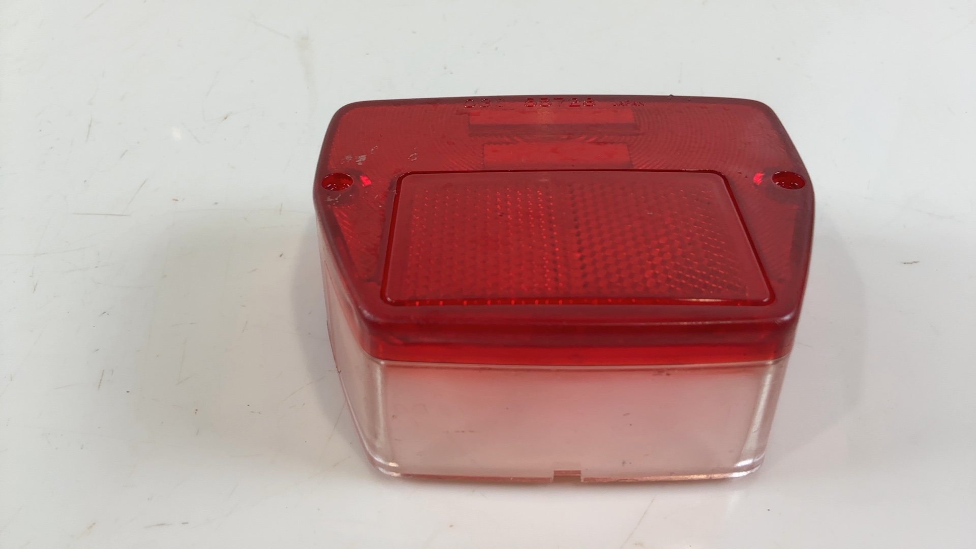 Yamaha RD50 RD 50cc Tail Rear Brake Light Lens 1974-1982 OEM 1Y1-84521-30 - Image 2