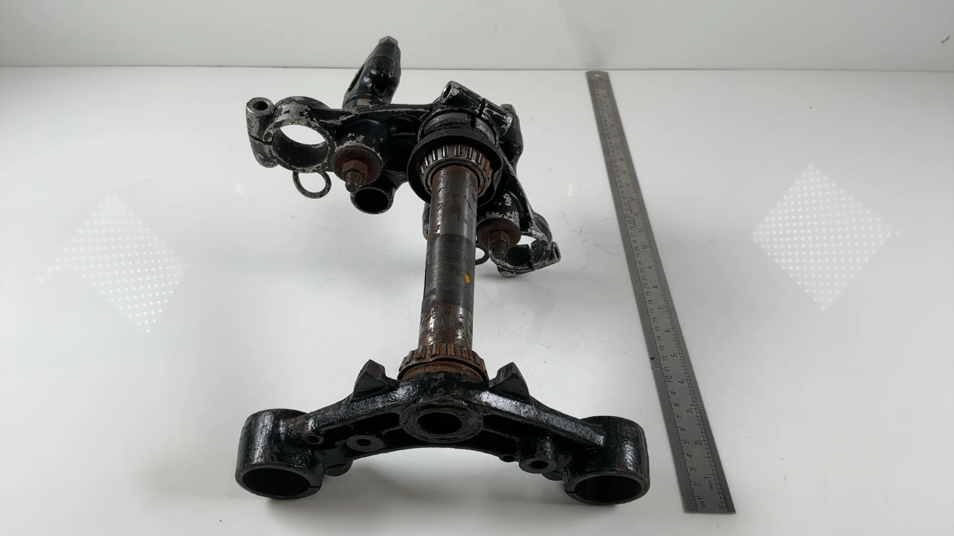 Kawasaki KH250 KH250-B 250cc Triple Tree Clamp Yoke Stem 1976-1980 OEM 44037-075 - Image 3
