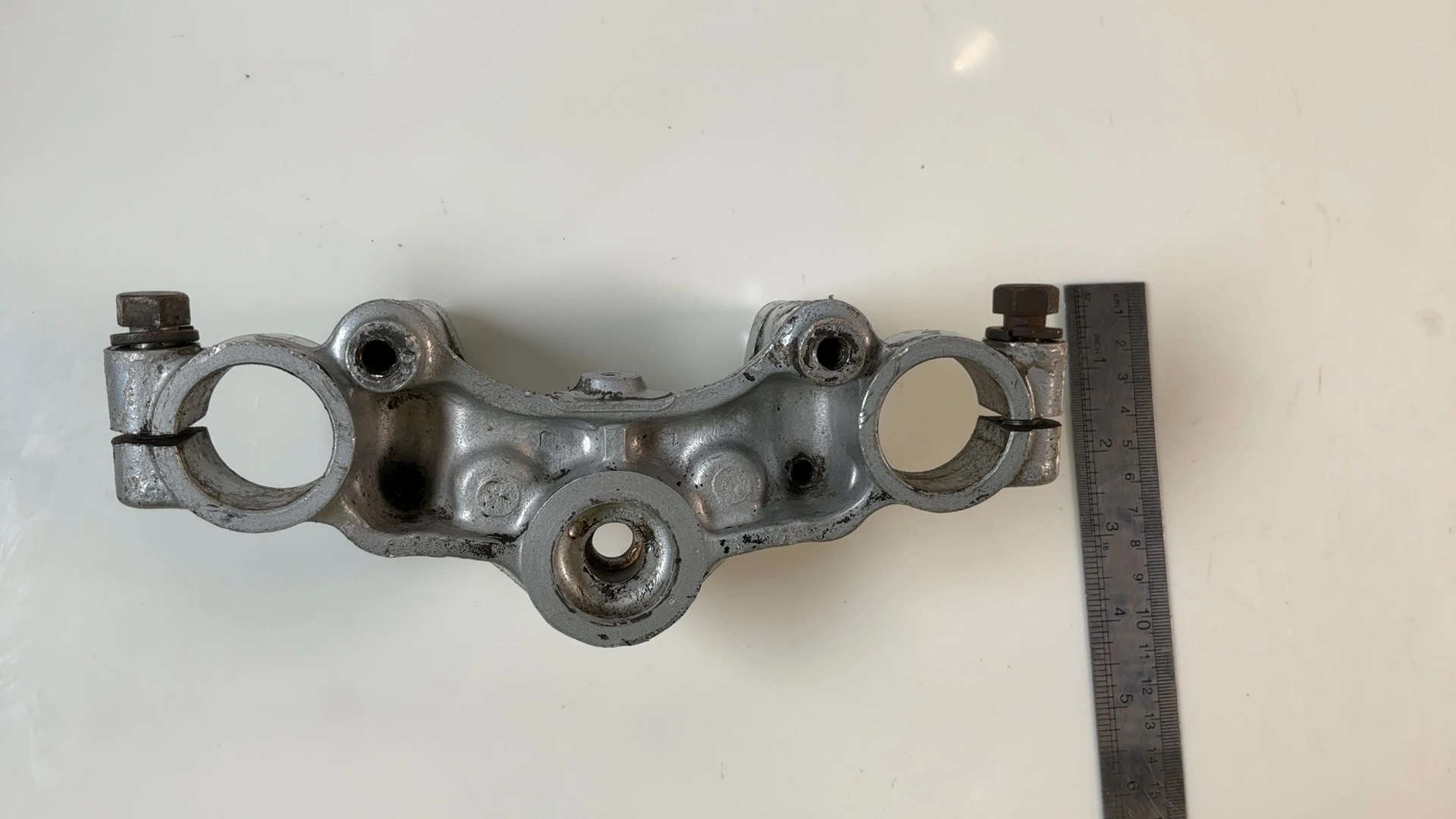 Suzuki TS50 ER TS50ERK Upper Fork Bridge Triple Tree Yoke 1979-83 OEM 51311-26500 - Image 3