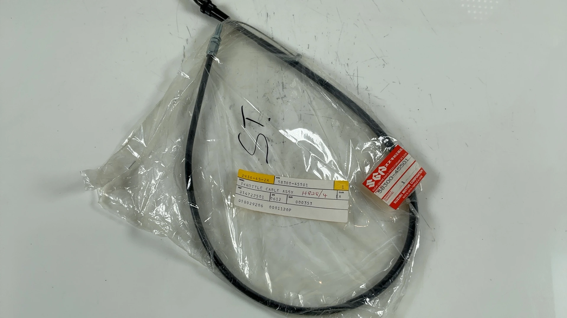 Suzuki GS1100S Katana GS1100 1000CC Throttle Cable 1982 1983 OEM 58300-45501 - Image 6