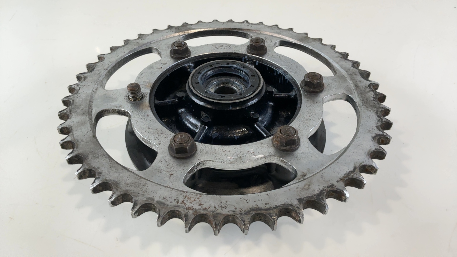 Kawasaki Ninja ZX6 ZX600D 600cc Rear Sprocket Hub 1990-1993 OEM 42033-1211-GD - Image 2