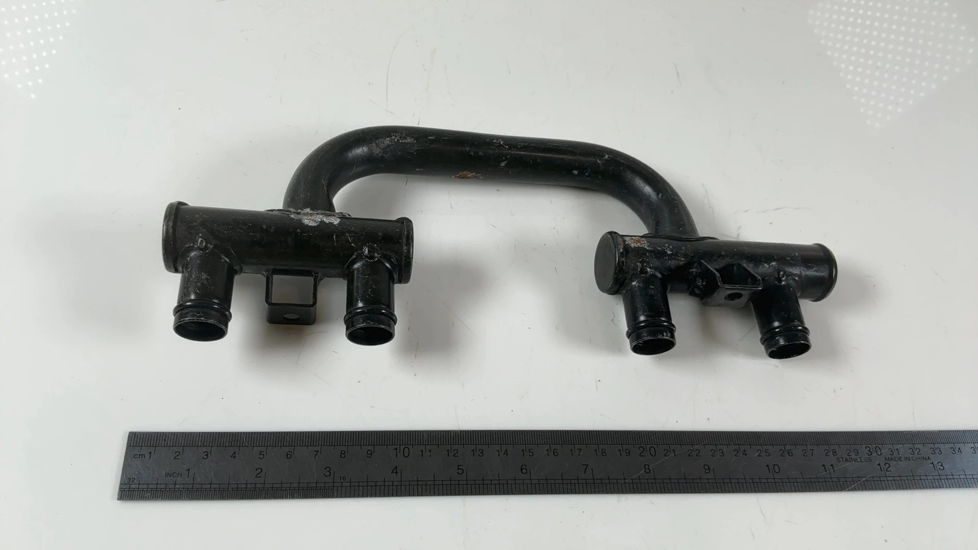 Kawasaki GPZ400R ZX400D 400cc Coolant Manifold Water Pipe 1985-89 OEM 39192-1064 - Image 5