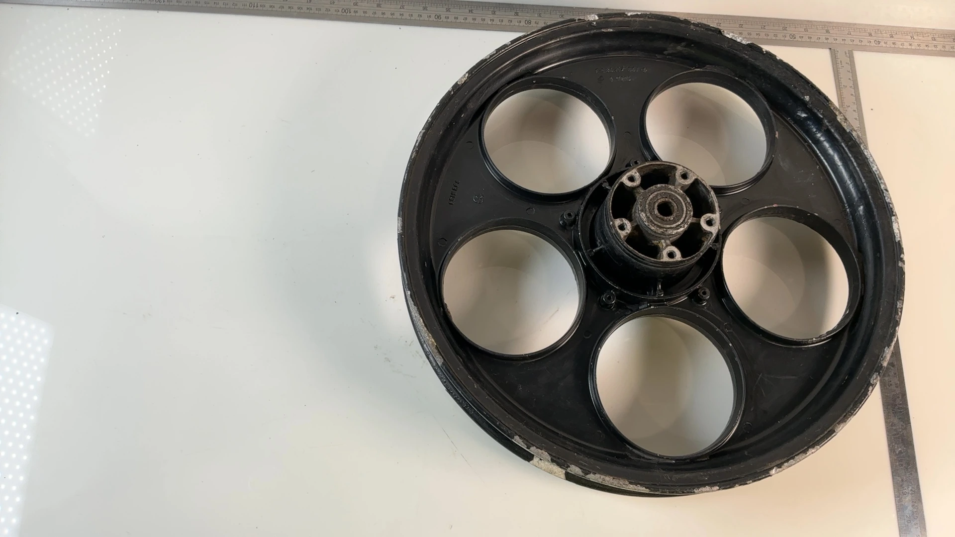 Gilera KZ 125 First Generation 125cc Front Wheel Rim 1986-1989 OEM 328003 - Image 3