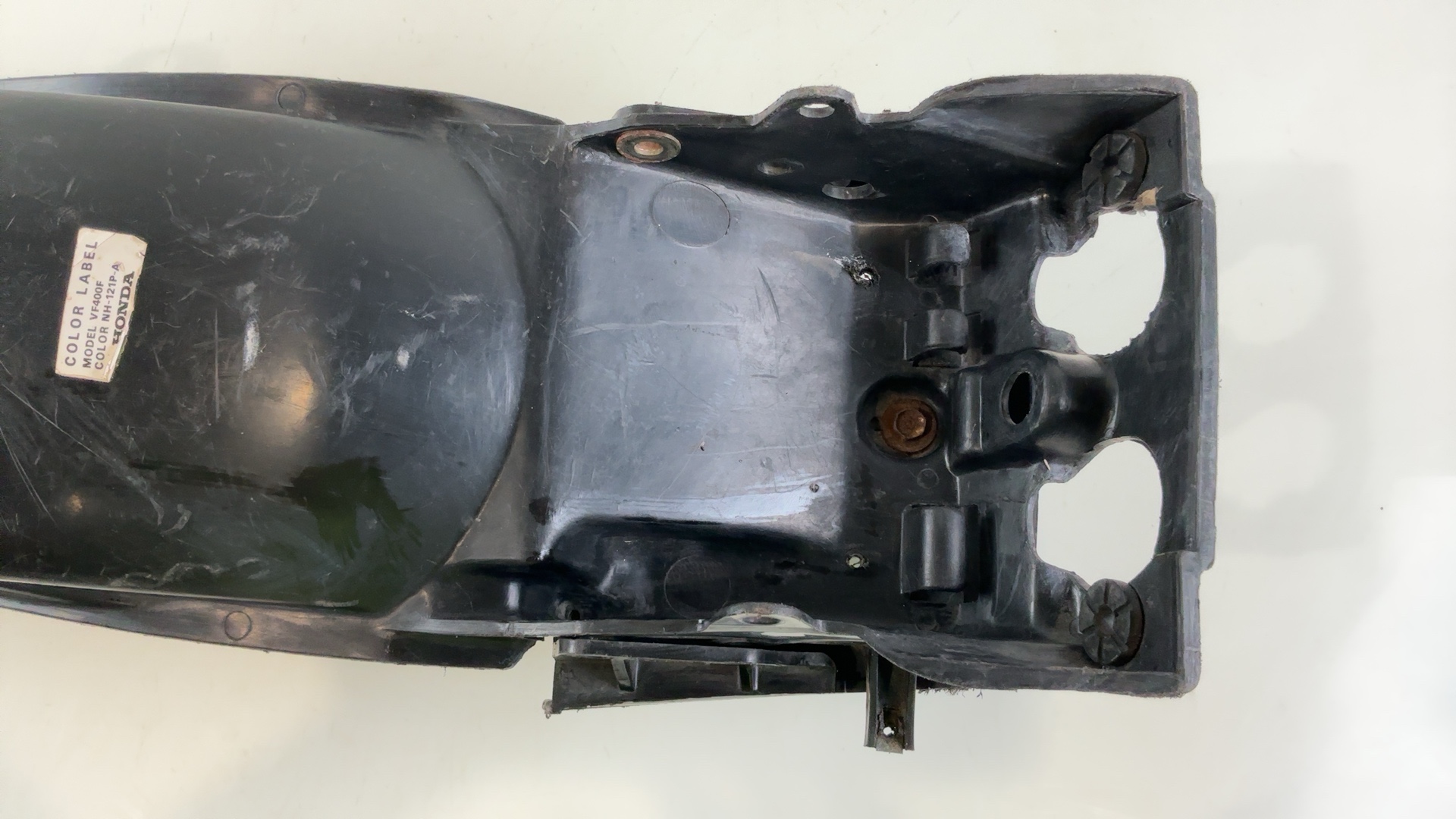 Honda VF400F NC13 399cc Rear Inner Fender Mudguard 1982 1983 OEM 80105-KE7-000 - Image 6