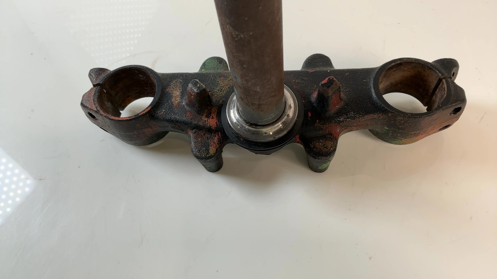 Honda MTX125 MTX200R 125cc Lower Triple Tree Clamp 1983-1986 OEM 53200-KE1-760ZA - Image 6