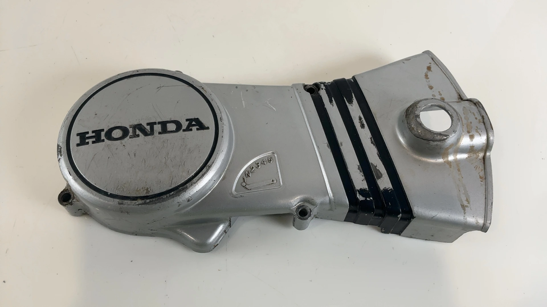 Honda H100 S2 H100S 100cc Left Engine Magneto Cover 1984-1988 OEM 11341-168-000