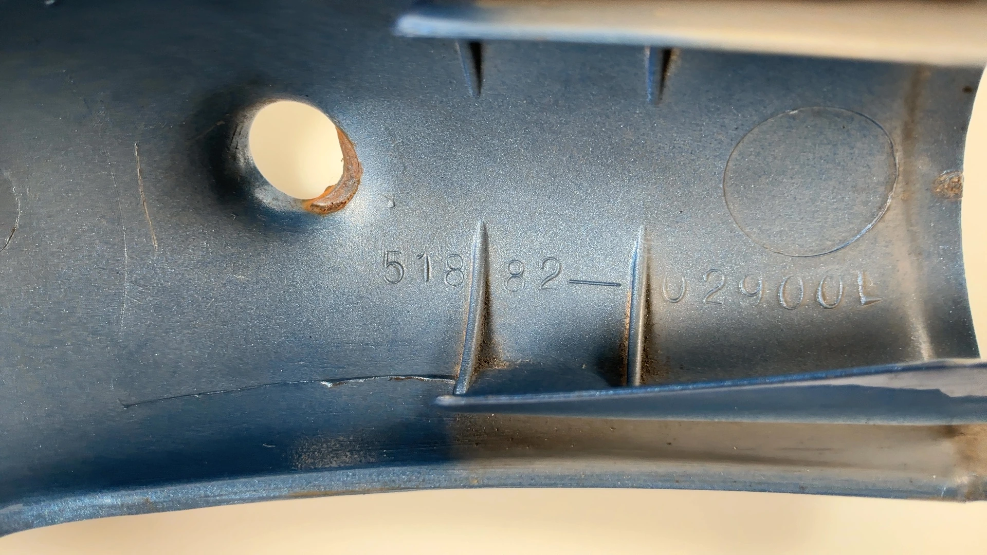 Suzuki Love CL50 50cc Side Fork Cover Finisher 1982 1984 OEM 51882-02900L - Image 4