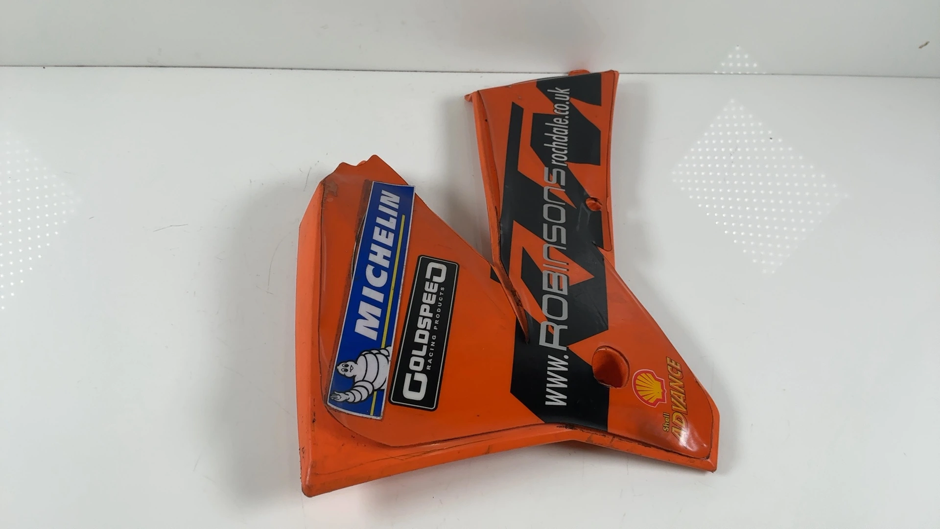 KTM SX 250 Radiator Spoiler Shroud Left 2003 2004 2005 2006 OEM 54808050000 - Image 4