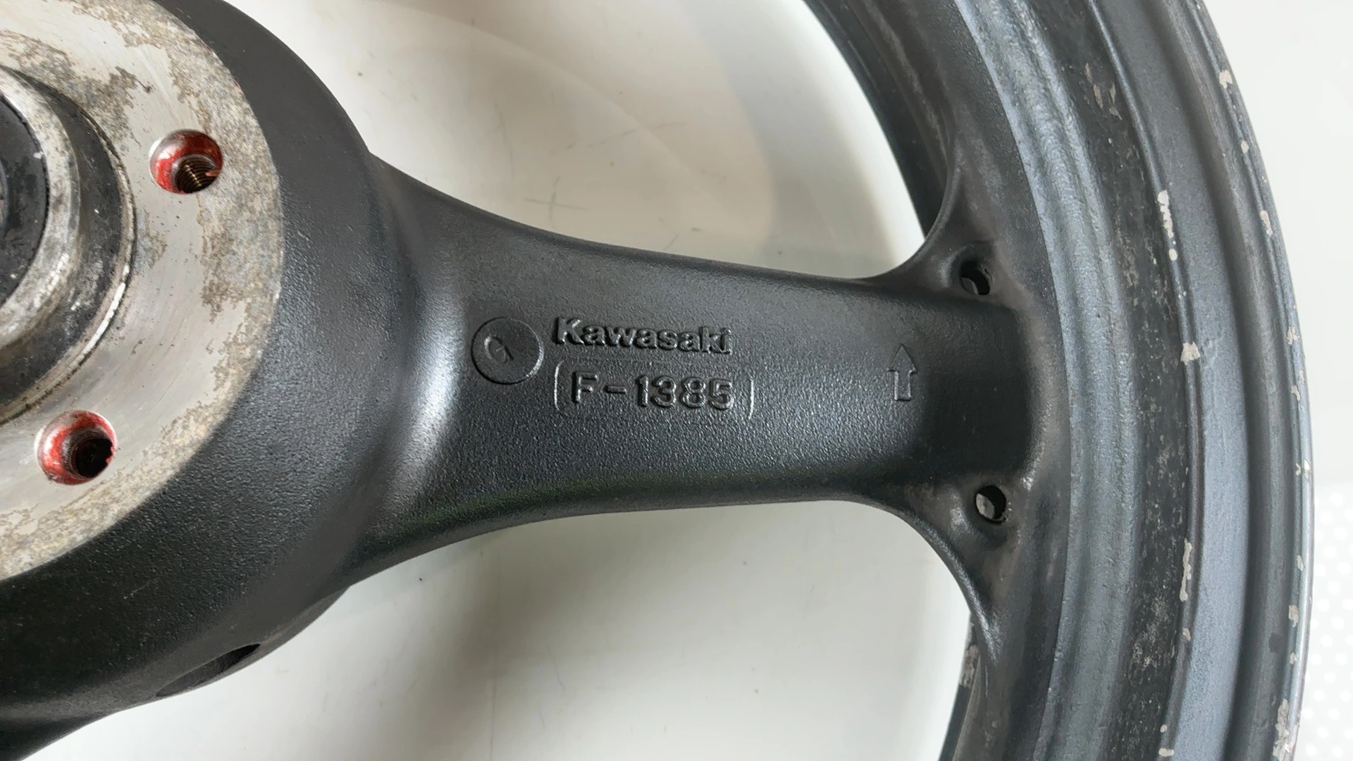 Kawasaki Ninja ZX6R ZX600 600cc Front Wheel Rim 1998-2002 OEM 41073-1633 - Image 8