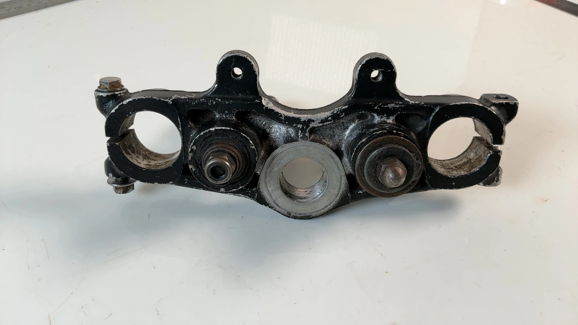 Honda XL185S 185cc Upper Fork Bridge Yoke Triple Tree 1979-83 OEM 53240-437-000 - Image 6