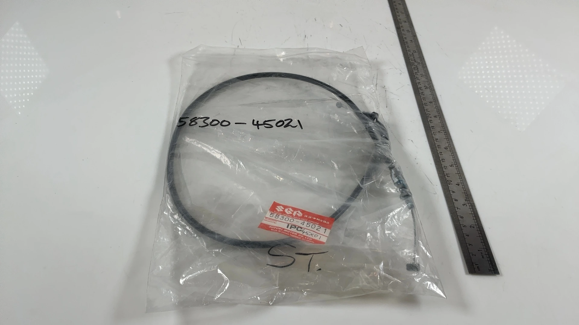 Suzuki GS750 GS850G GS1000 750cc Throttle Cable 1977-1979 OEM 58300-45021 SGP - Image 3
