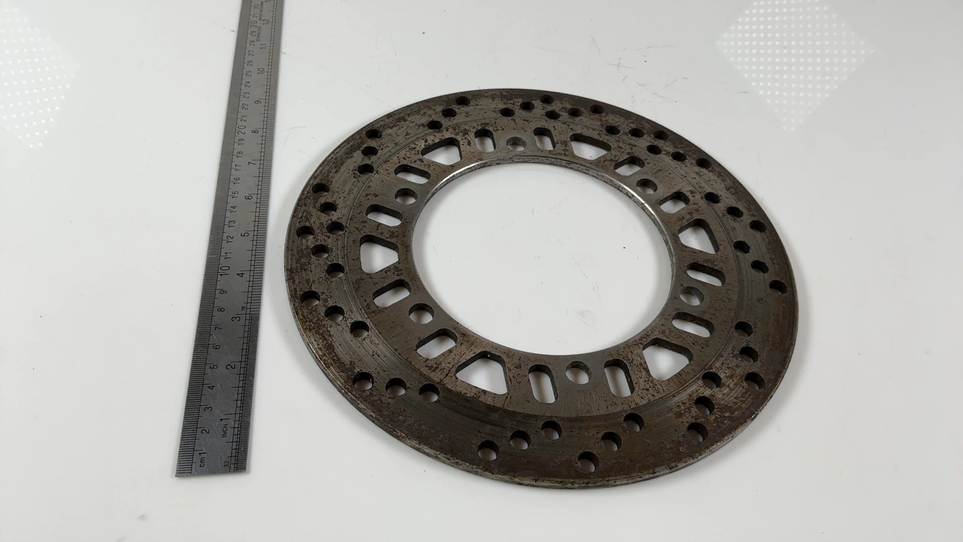 Kawasaki ZZR1100 ZX1100-C 1100 Rear Brake Disc Rotor 1990-1992 OEM 41080-1219-CM - Image 4