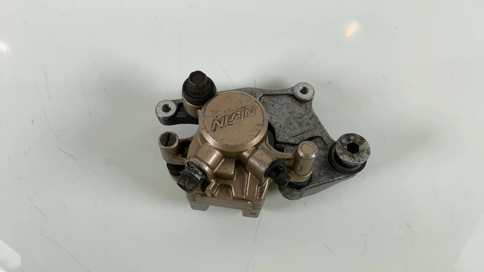 Honda VFR400 NC24 400cc Rear Brake Caliper 1987-1989 OEM 43100-NC24-006 - Image 3