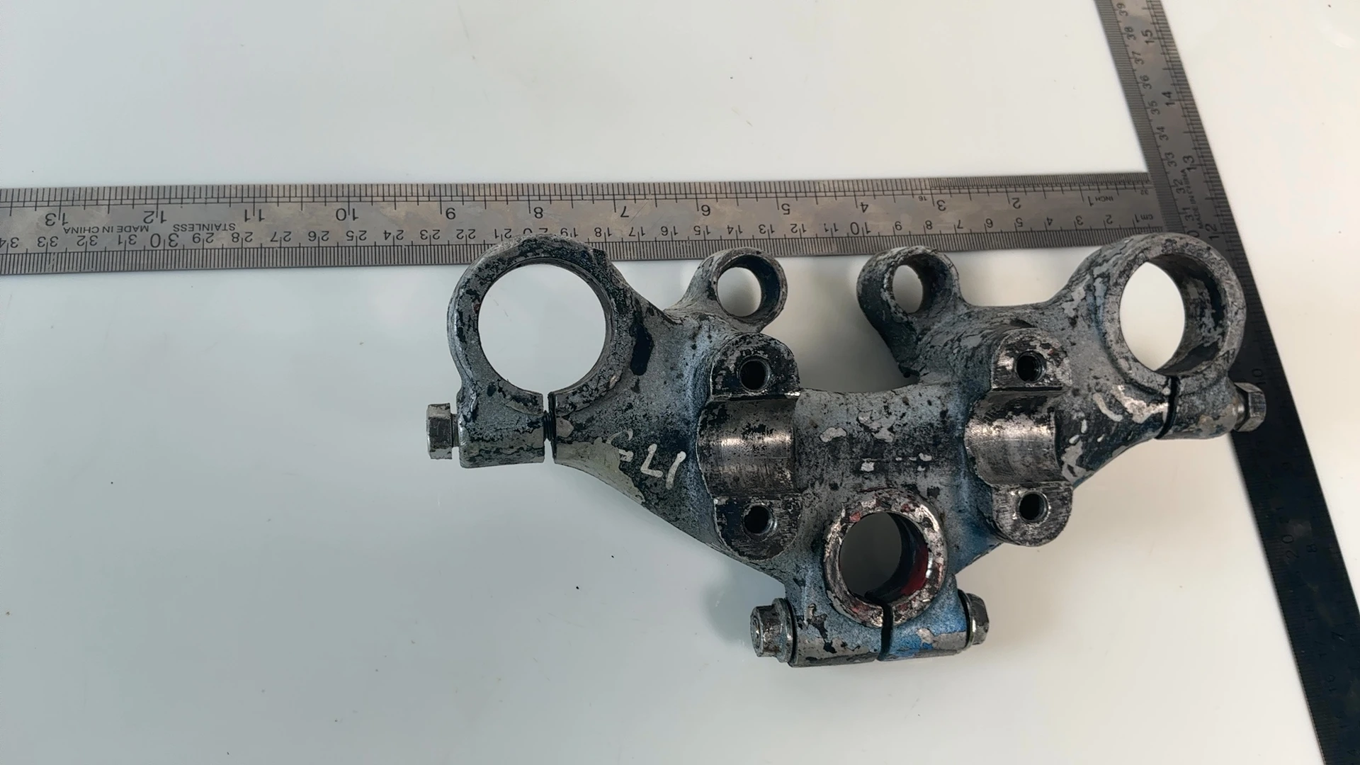 Kawasaki KE125 KE 125 125cc Upper Fork Yoke Bridge 1976-1985 OEM 44039-069 LI1 - Image 4