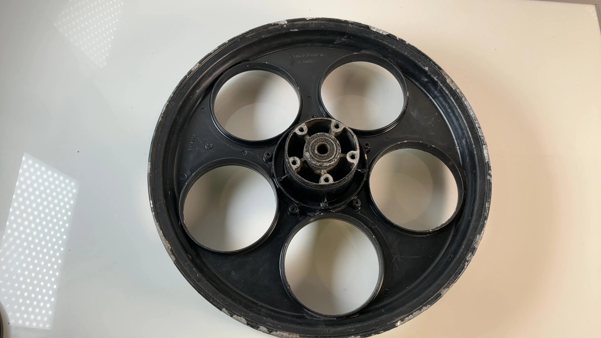 Gilera KZ 125 First Generation 125cc Front Wheel Rim 1986-1989 OEM 328003 - Image 2