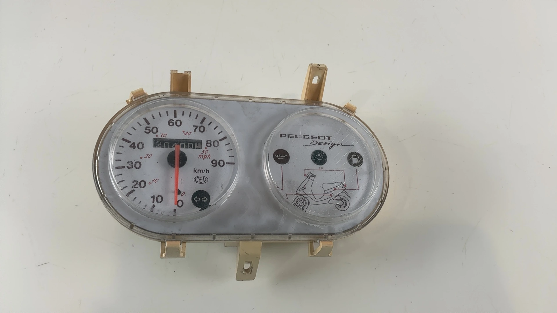 Peugeot Zenith Buxy Speedake 50 CC Speedometer 1994 1999 OEM 4542701 CEV 4557701
