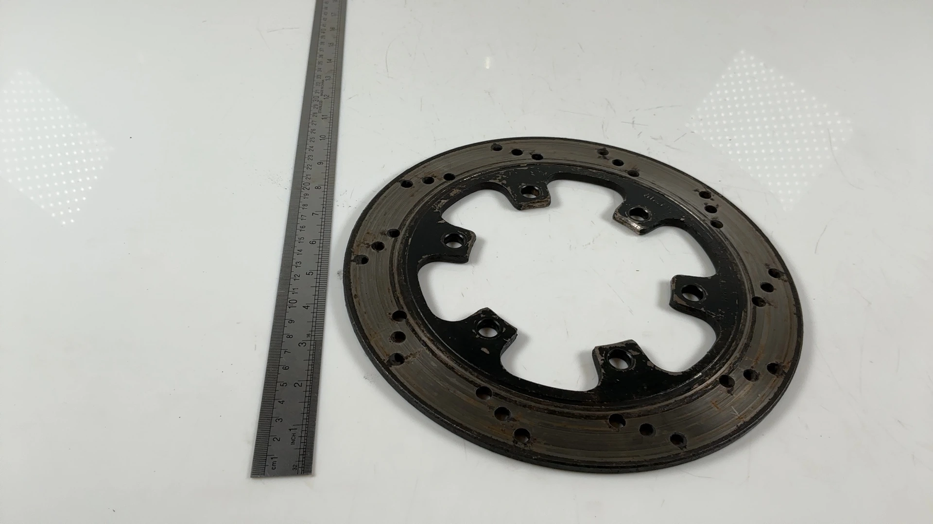 Triumph Sprint 900 900cc Rear Brake Disc Rotor 1993-1998 OEM T2020370 - Image 4