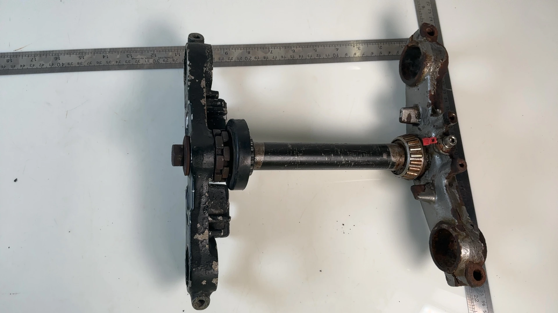 Kawasaki GT750 KZ750P Triple Tree Fork Bridge Clamps 1982-1997 OEM 44039-1058 - Image 4