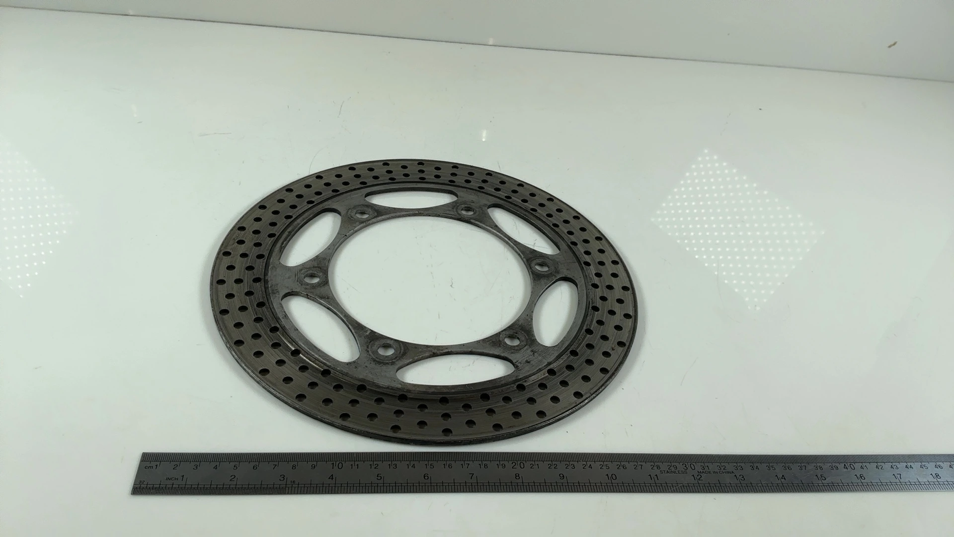 Honda CBR1000F Hurricane Front Left Brake Disc Rotor 1987 1988 OEM 45251-MM5-000 - Image 5