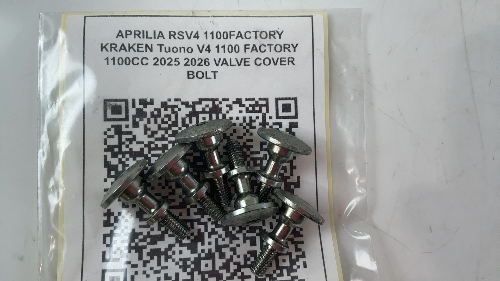 Aprilia RSV4 Tuono V4 1100 Valve Cover Bolt 2009-2026 OEM 857071 - Image 6