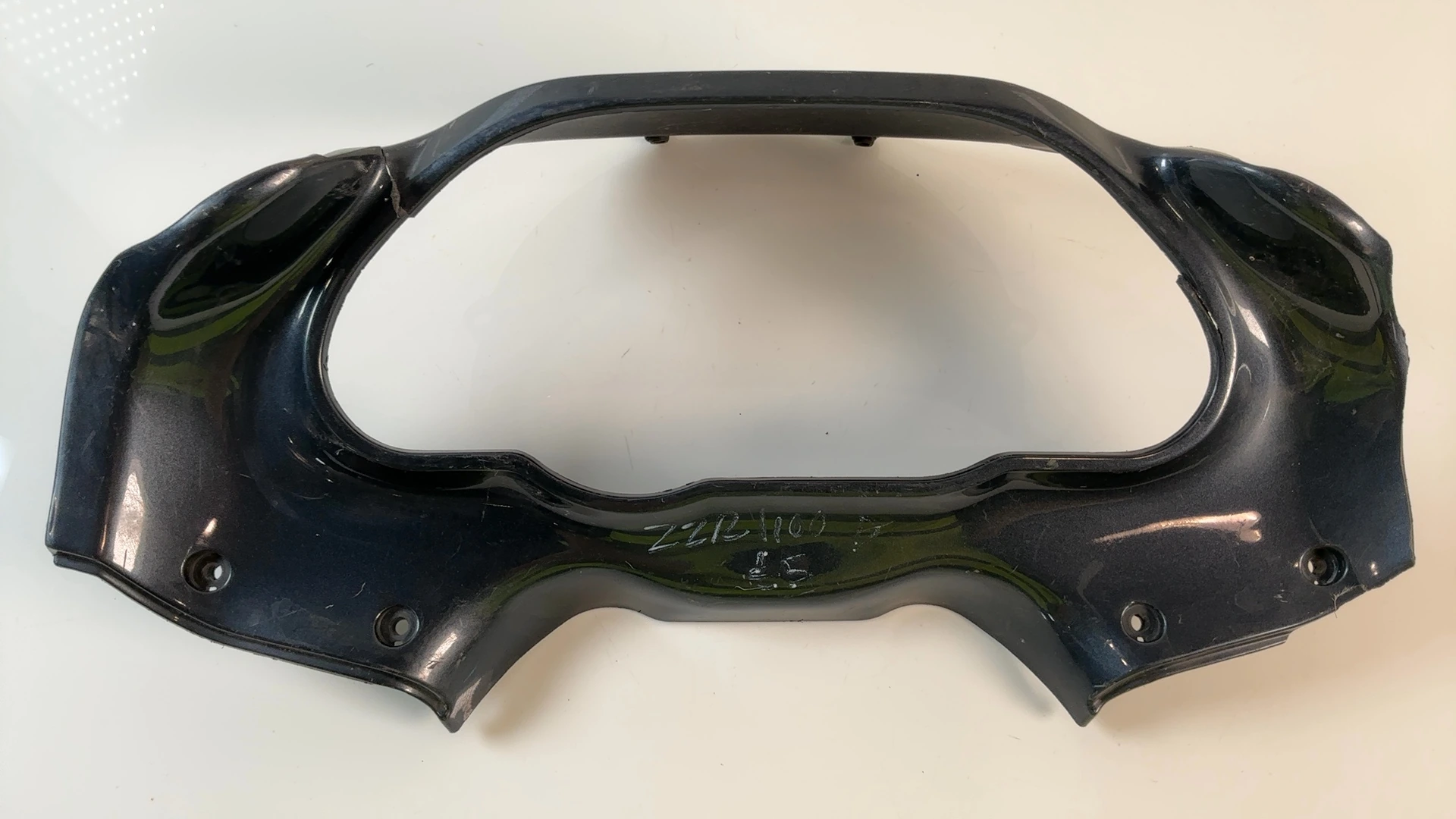 Kawasaki ZZR1100 ZXT10D 1100CC Dashboard Fairing Cover 1993-2001 OEM 14090-1418A - Image 6