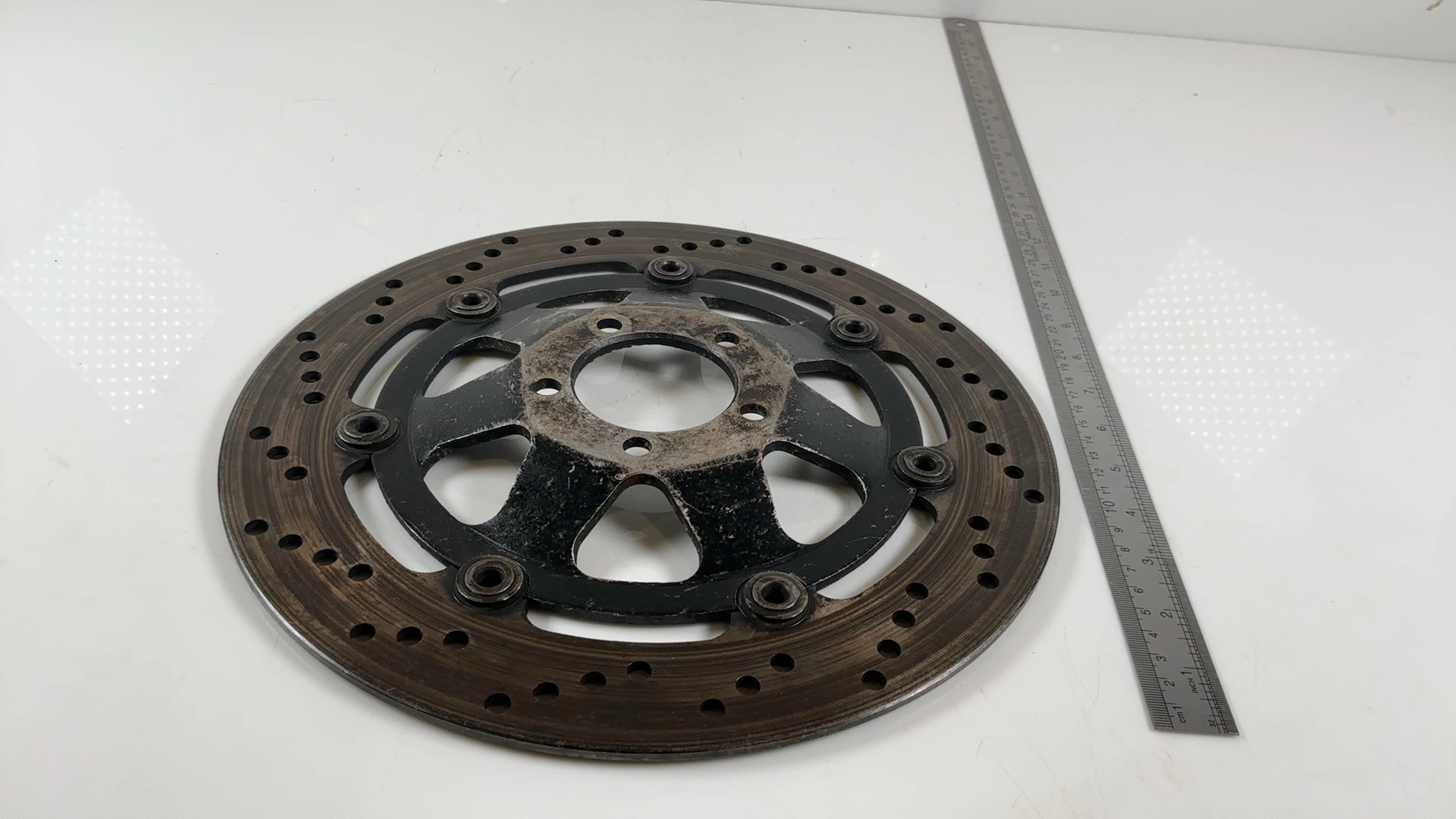 Suzuki GSXR 1100 GSX-R1100 1100cc Front Brake Disc Rotor 1986-88 OEM 59210-06B01 - Image 3