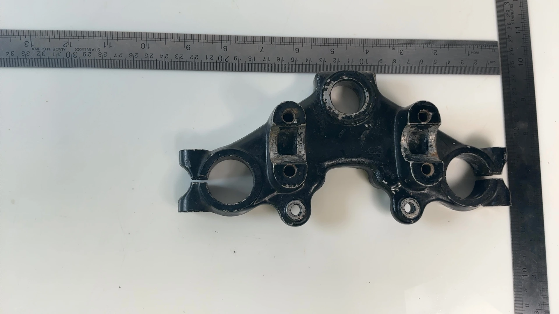 Yamaha RD125LC RD80LC 10W 80 125 Upper Fork Bridge Yoke 1982-84 OEM 10W-23435-00 - Image 3
