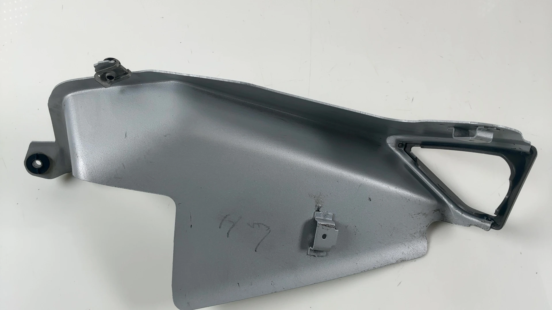 Aprilia RS 660 Tuono 660cc Left Exhaust Muffler Heat Shield 2021-26 OEM 2B007477 - Image 2