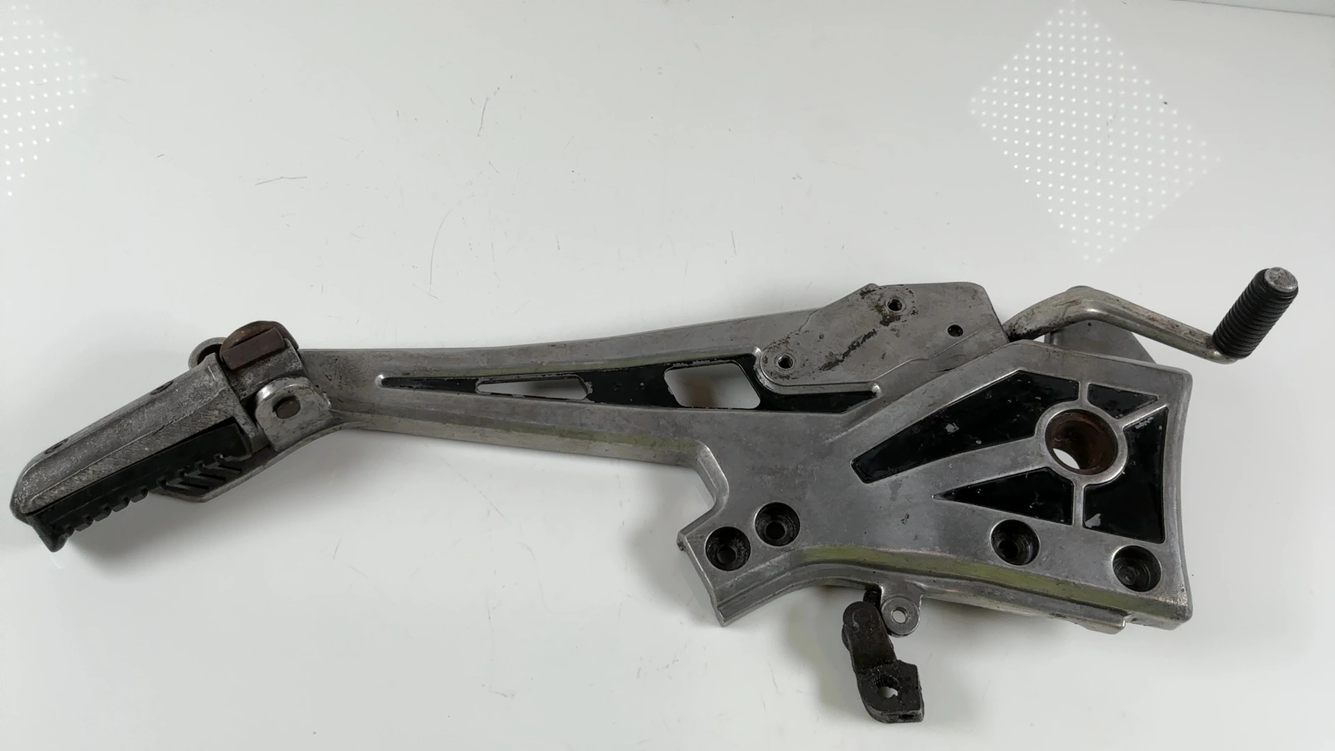 Kawasaki Ninja GPZ900R ZX900 900cc Left Footrest Bracket 1984-85 OEM 35011-1214 - Image 6