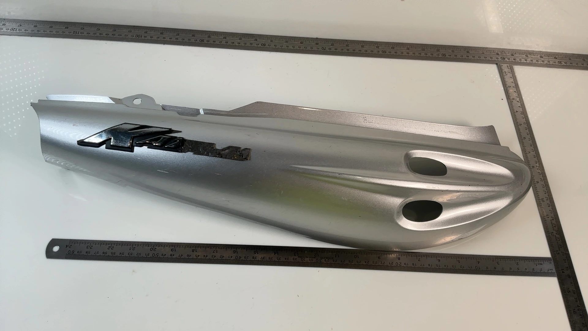 Suzuki Katana AY50 50cc Right Side Rear Fairing Panel 1997-2005 OEM 47111-35E00 - Image 3