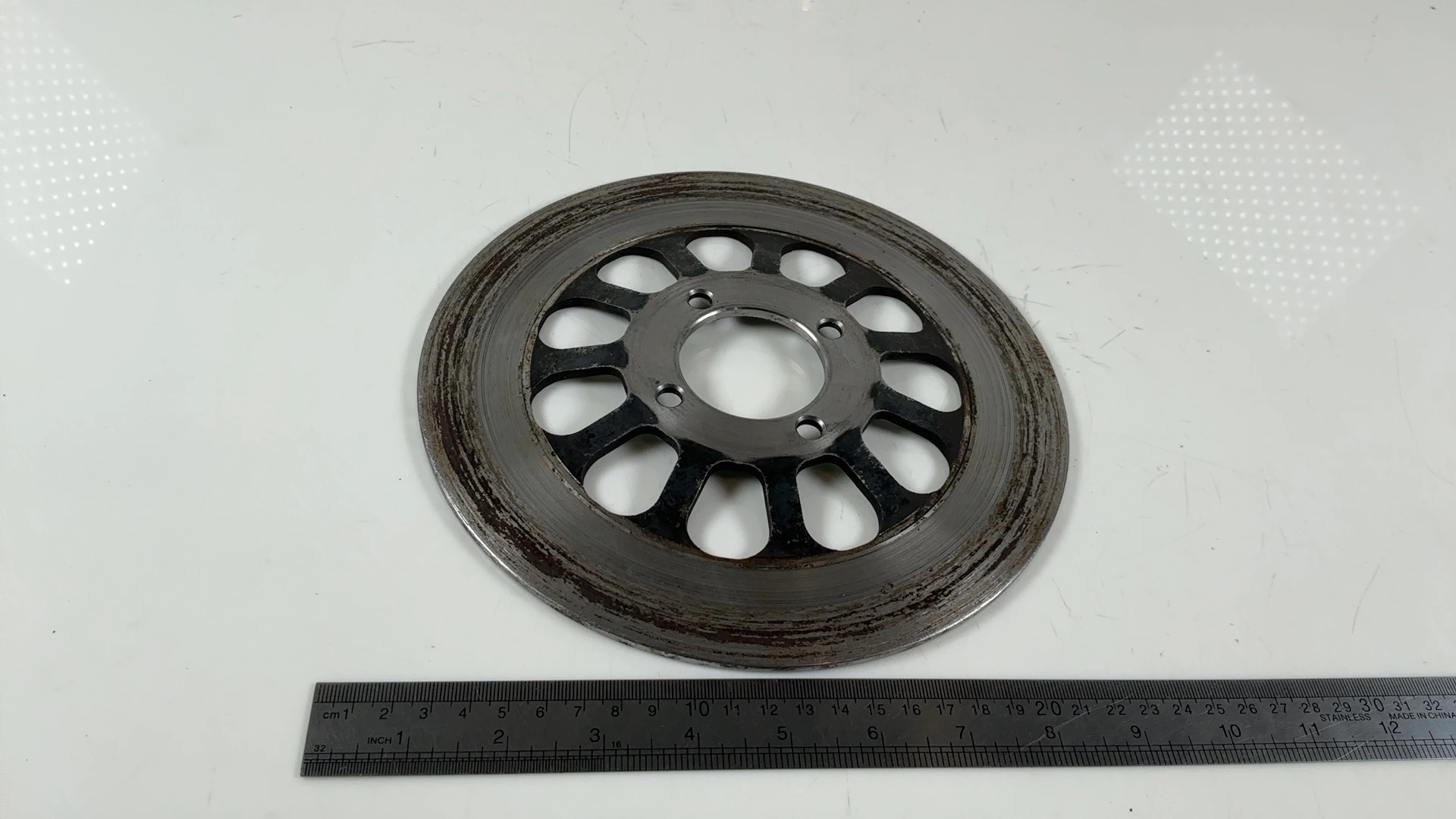 Suzuki GN125 GN125E 125cc Front Brake Disc Rotor 1982-1984 OEM 59211-13001 - Image 5