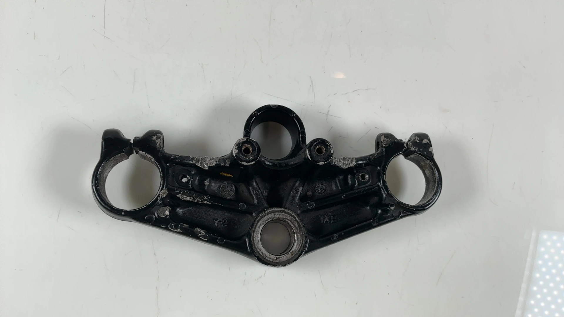 Yamaha FZ700 FZ 700 700cc Upper Triple Tree Clamp Yoke 1986-87 OEM 1FN-23435-00 - Image 6